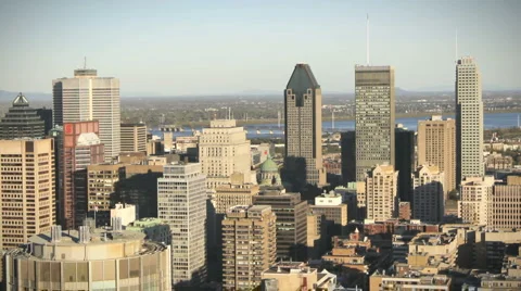 Montreal Skyline Timelapse