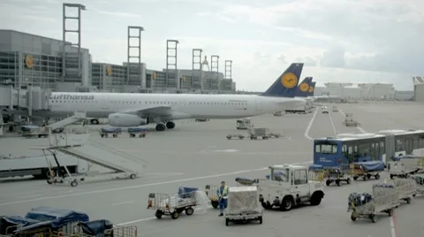 Timelapse Boarding Of A Plane