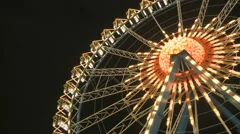 Big Ferry Wheel At Night