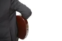 Backside Of A Guitarplayer