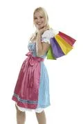 Woman In Dirndl