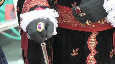 Disguised Man With Scepter