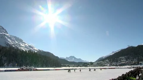 Polo On Ice In St. Moritz