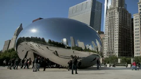 Timelapse Chicago Cloud Gate