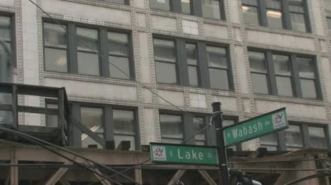 Elevated Train In Chicago