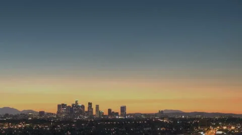 Los Angeles Skyline Sunrise