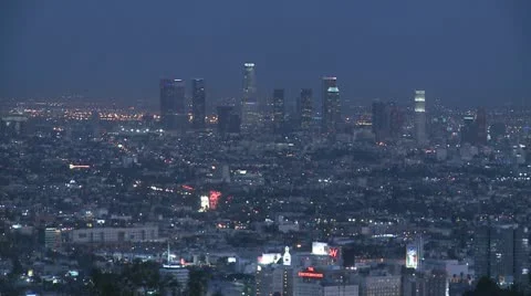 Los Angeles Skyline Twilight