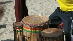 Drummer At The Beach