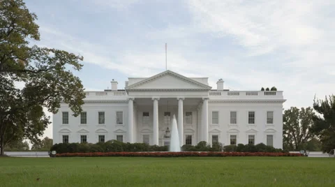 Time Lapse Close Up Of The White House