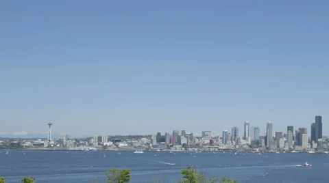 Seattle Skyline Harbor Bay